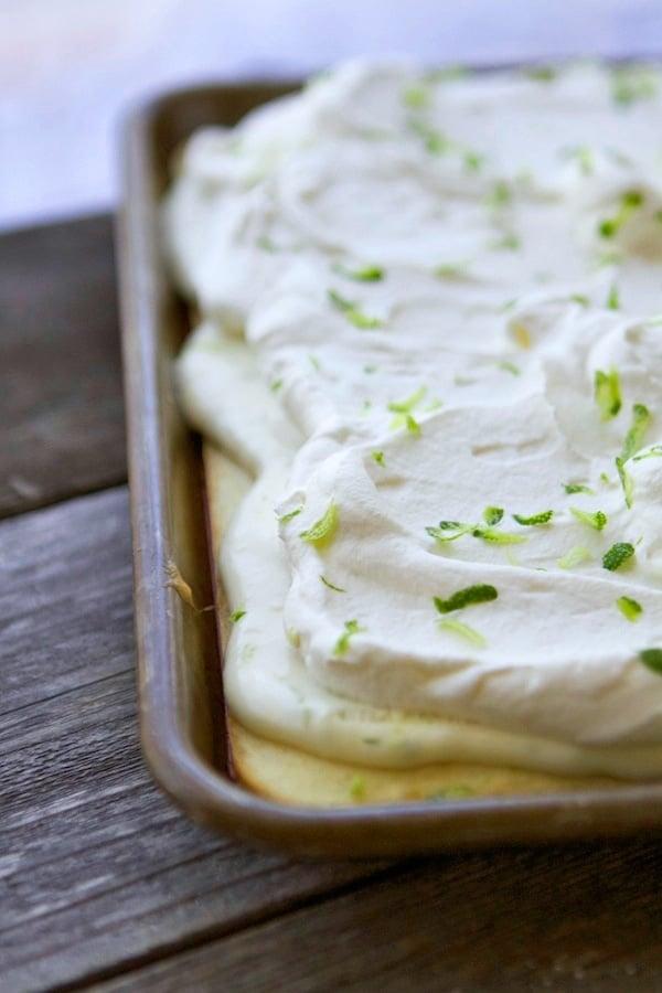 Key Lime Pie Sheet Cake