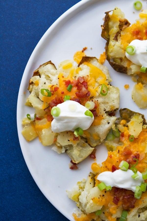 Loaded Smashed Potatoes