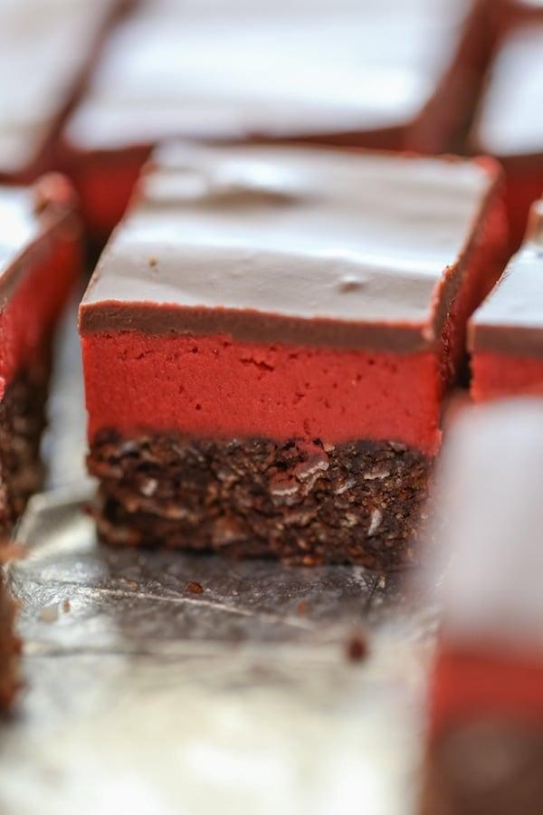 Red Velvet Nanaimo Bars