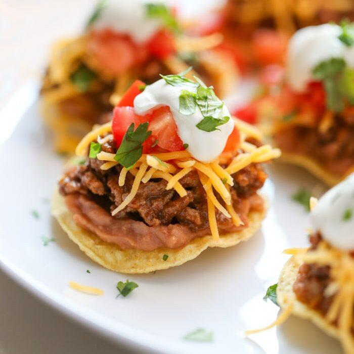 tostada bites