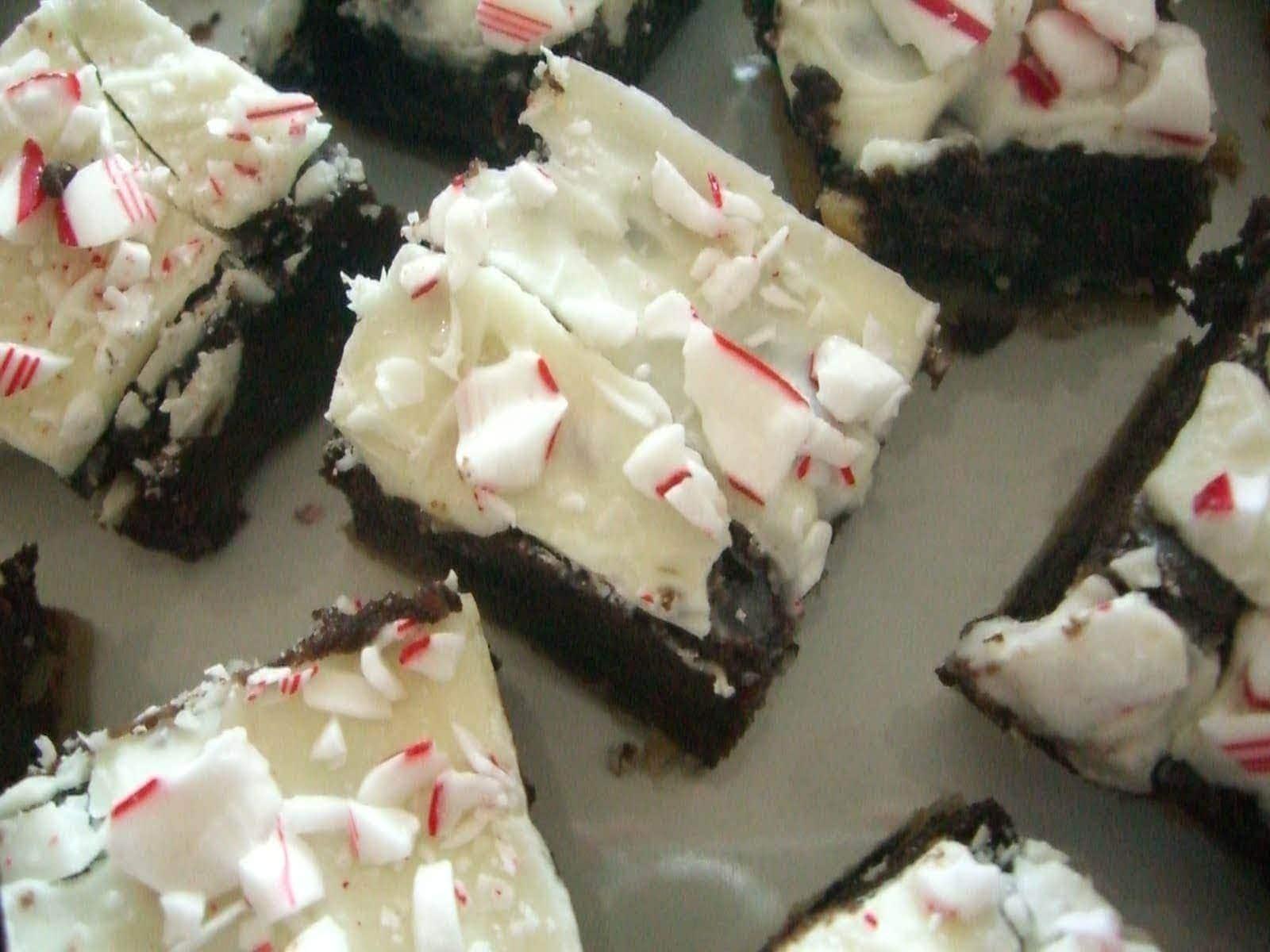 Chocolate Cream Cheese Peppermint Bars