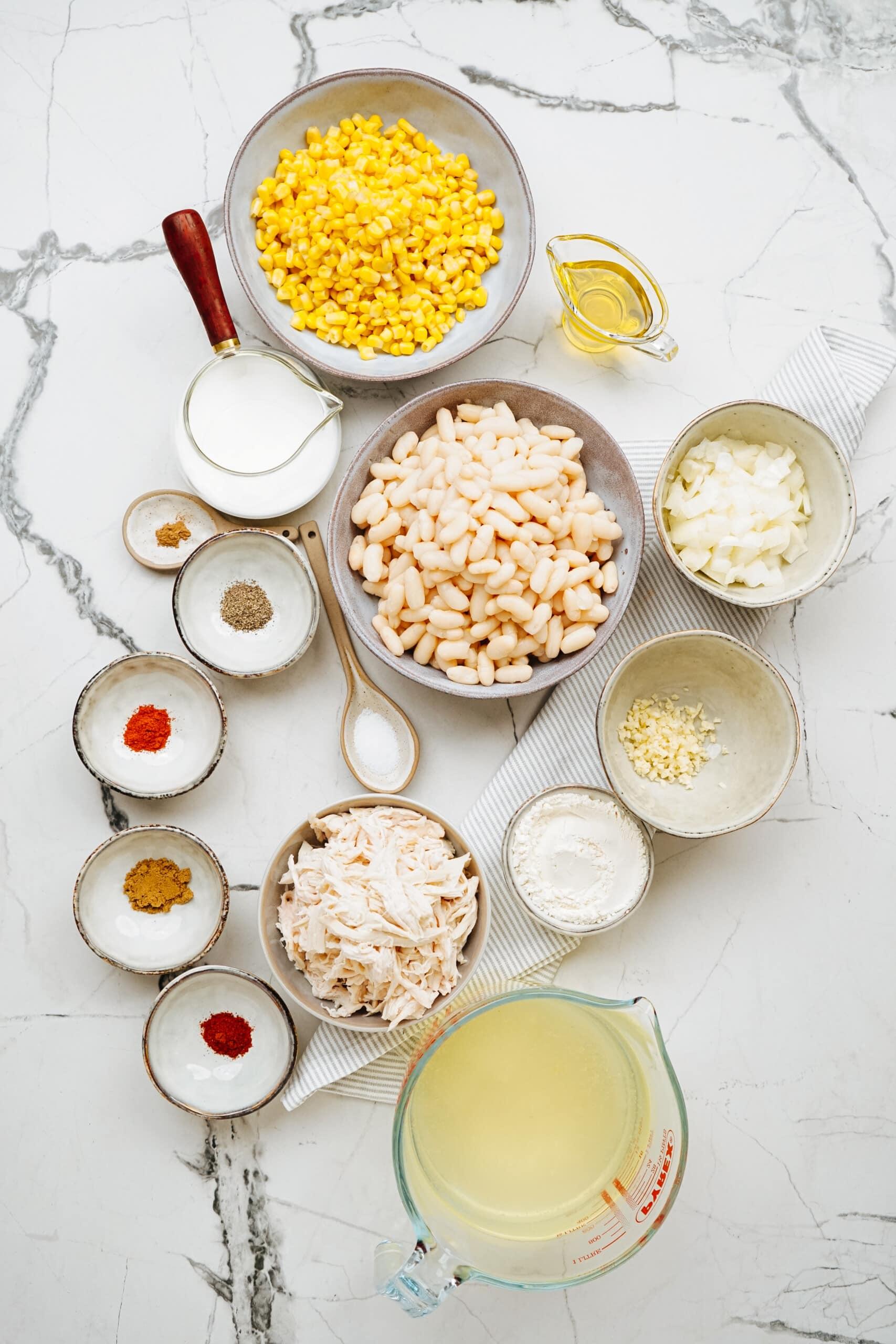 white chicken chili ingredients