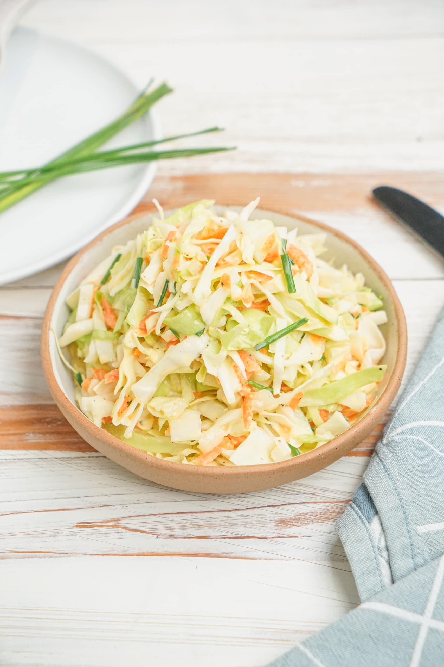 classic coleslaw in a bowl