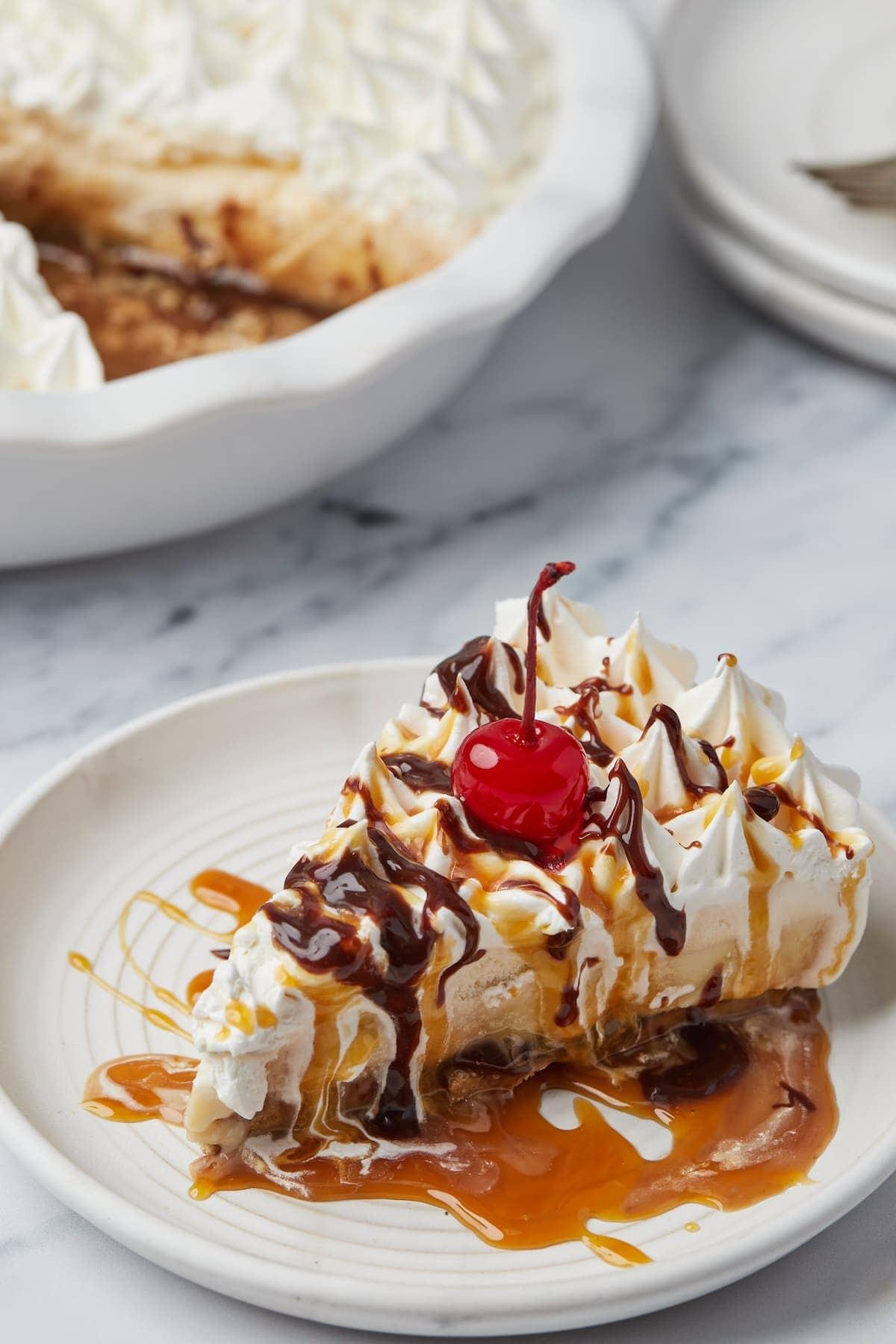 banana split pie