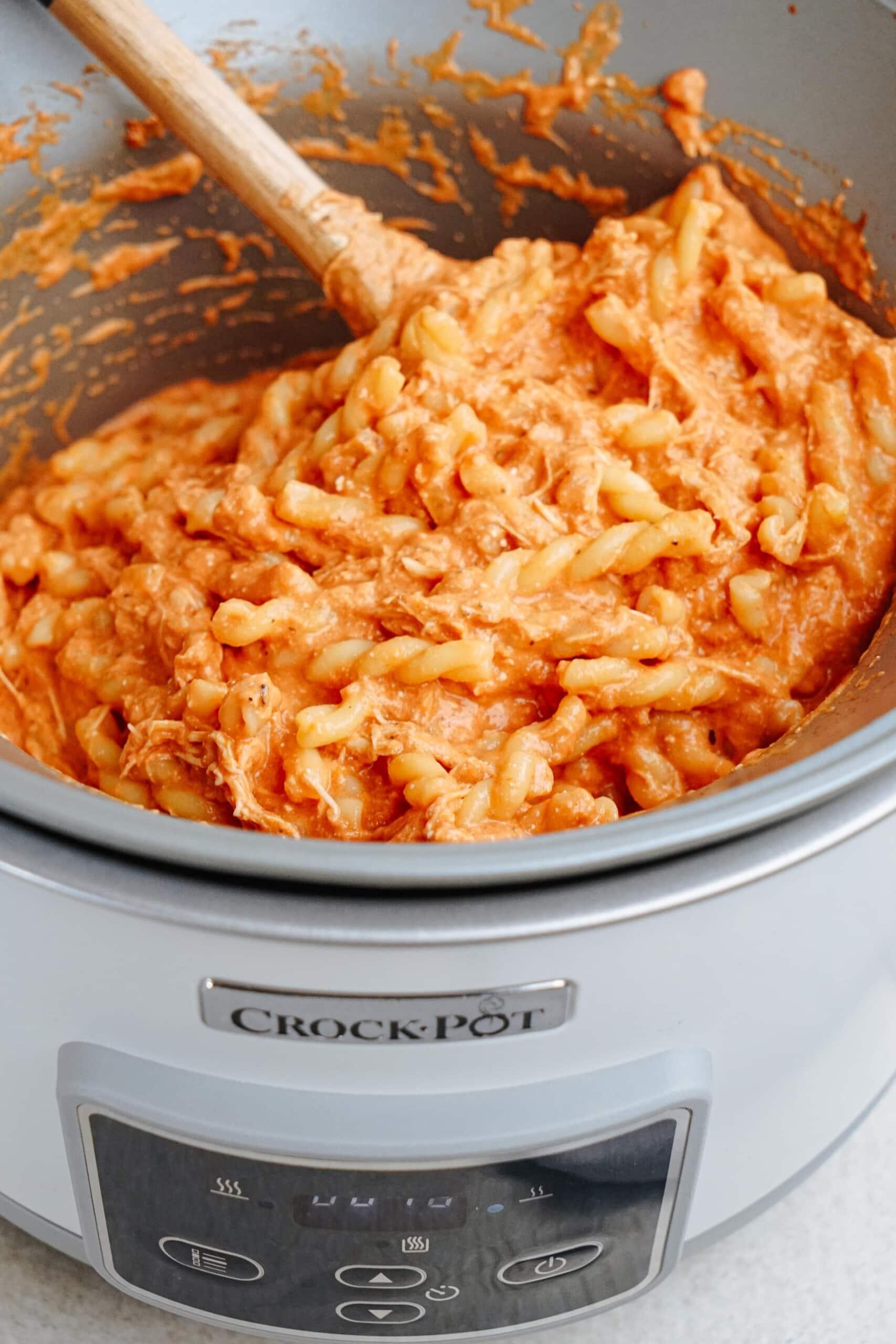 crockpot italian chicken pasta