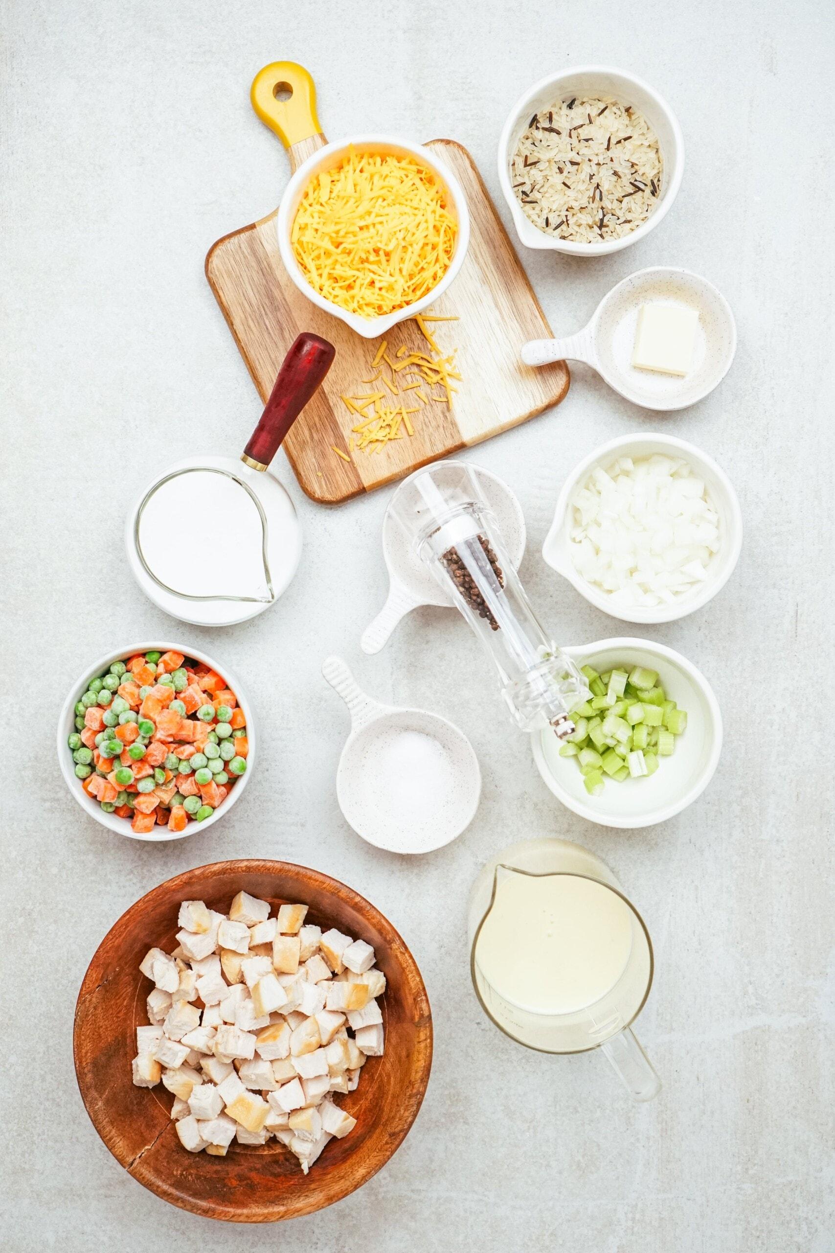 chicken wild rice casserole ingredients