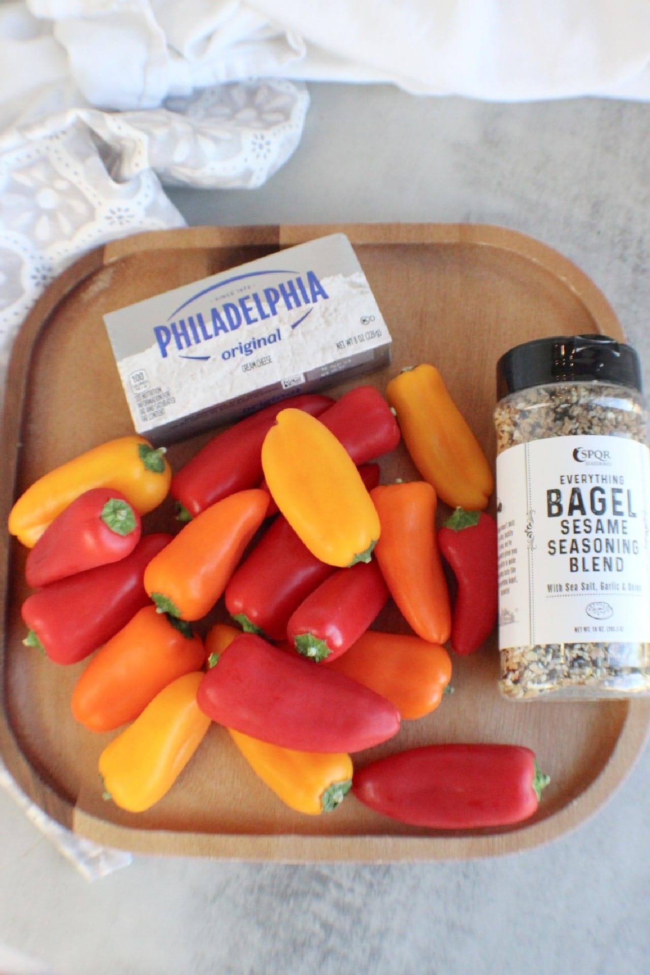 Everything Bagel Peppers ingredients