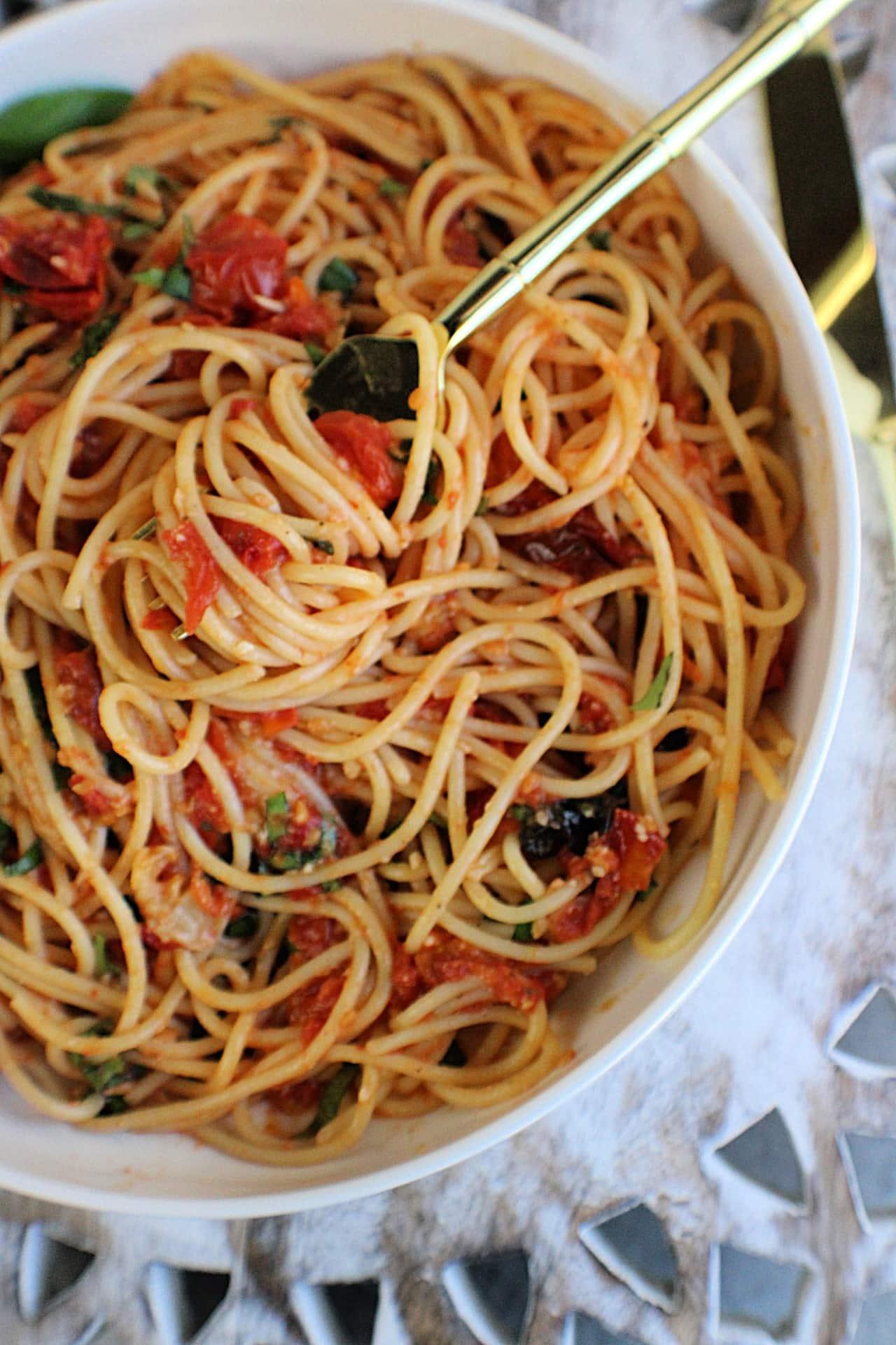 Roasted Tomatoes Pasta 