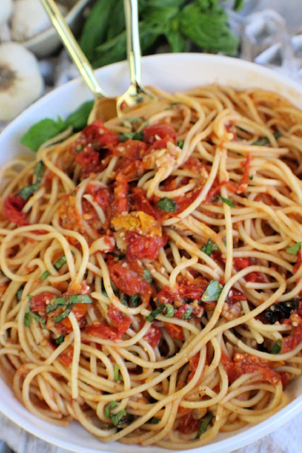 Roasted Tomatoes Pasta 