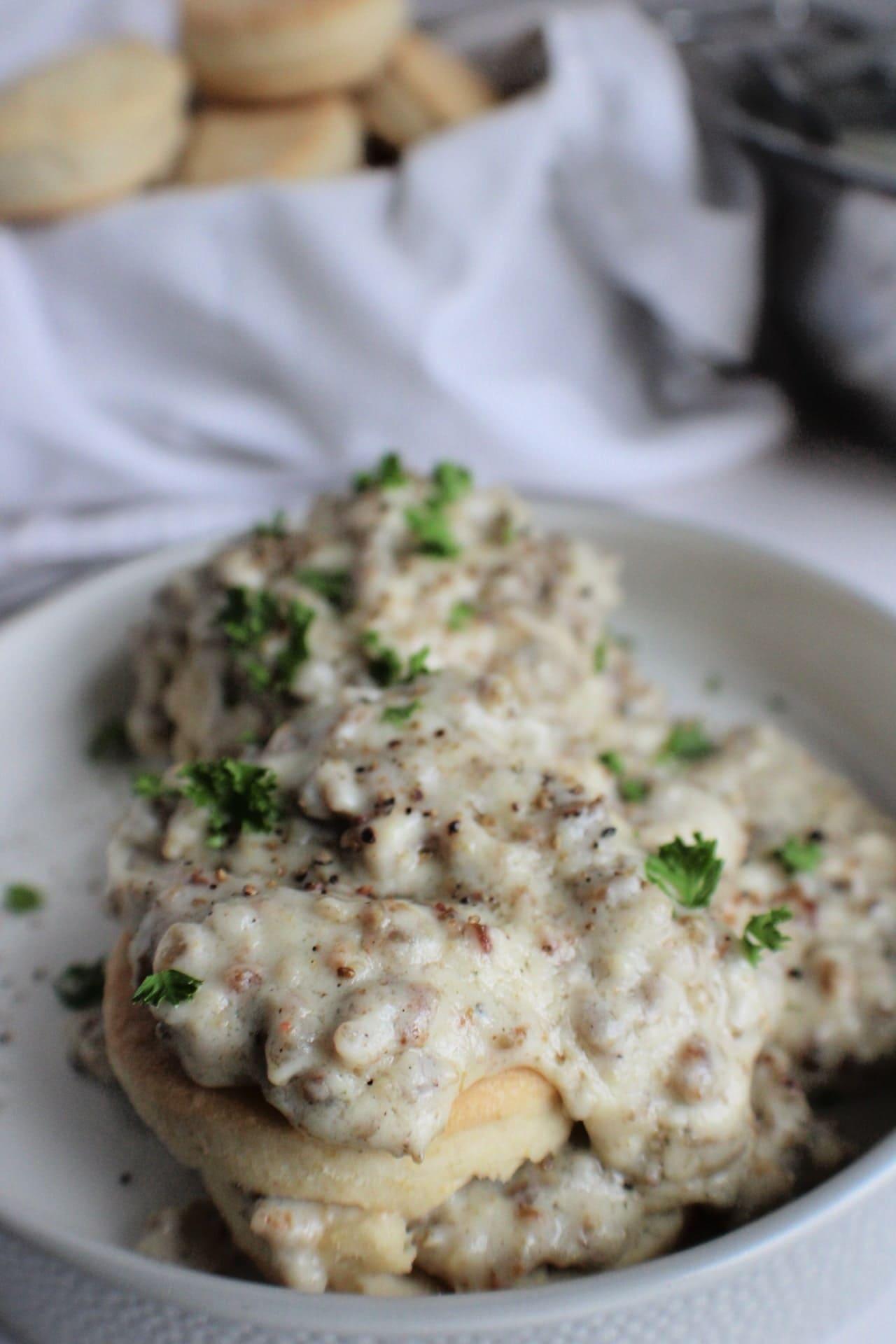 Sausage Biscuits & Gravy