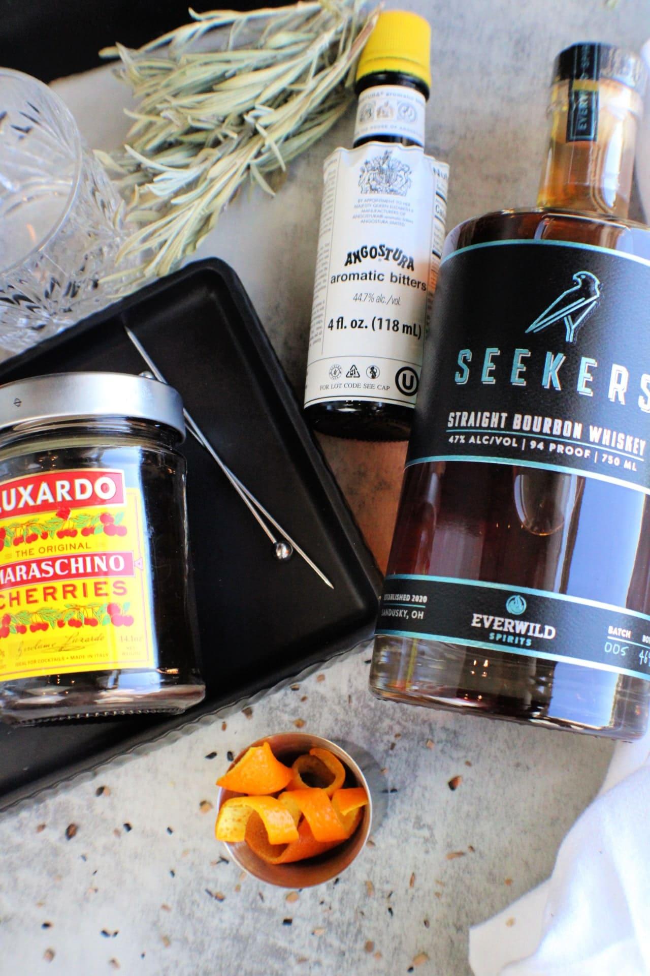 Smoked Old Fashioned ingredients