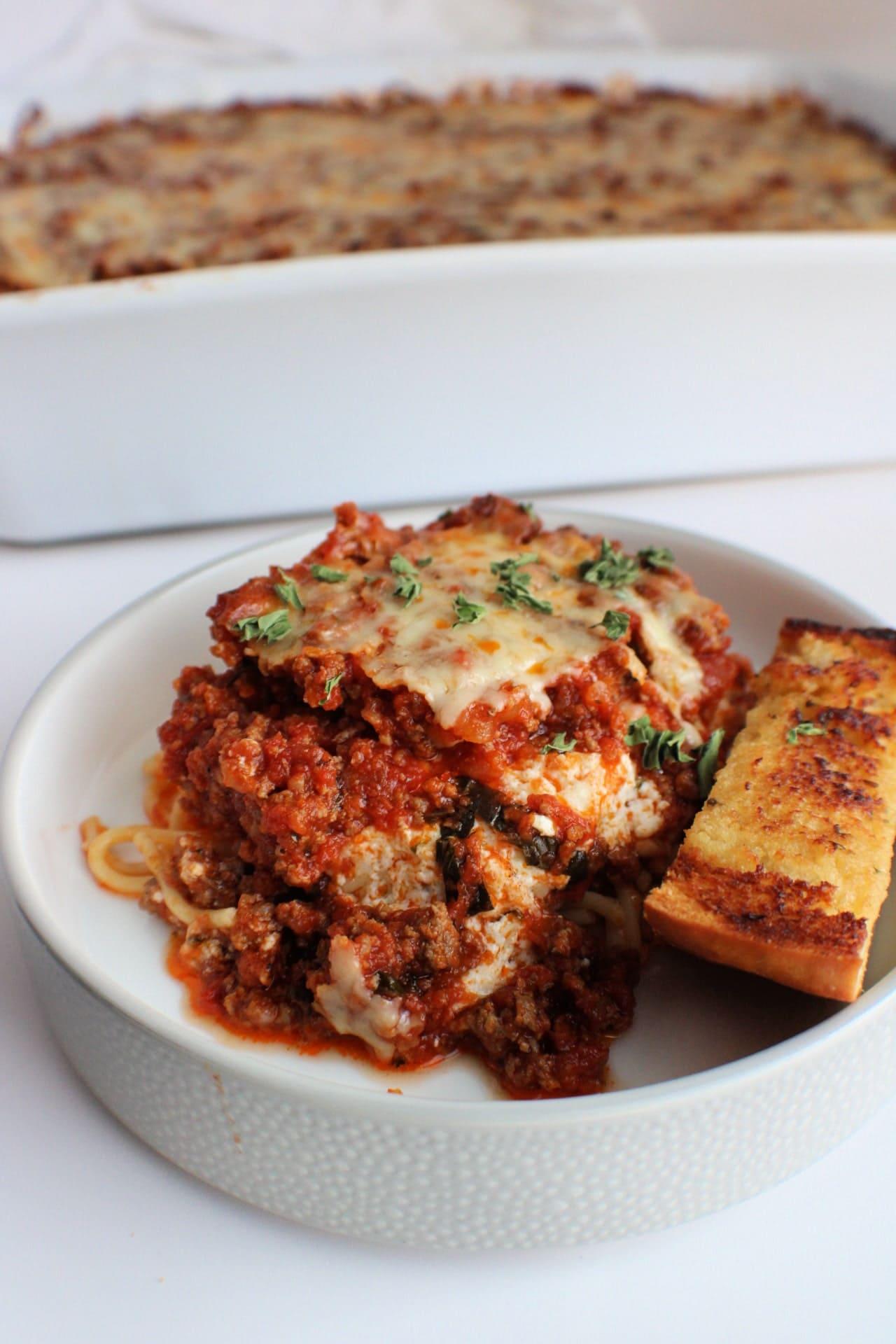 baked spaghetti casserole