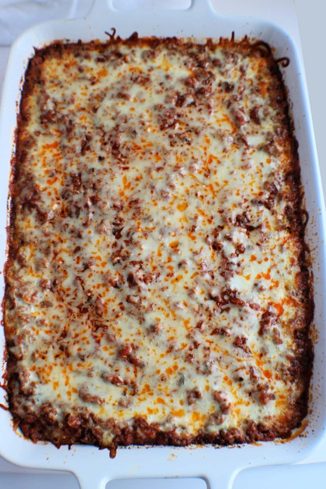 baked spaghetti casserole
