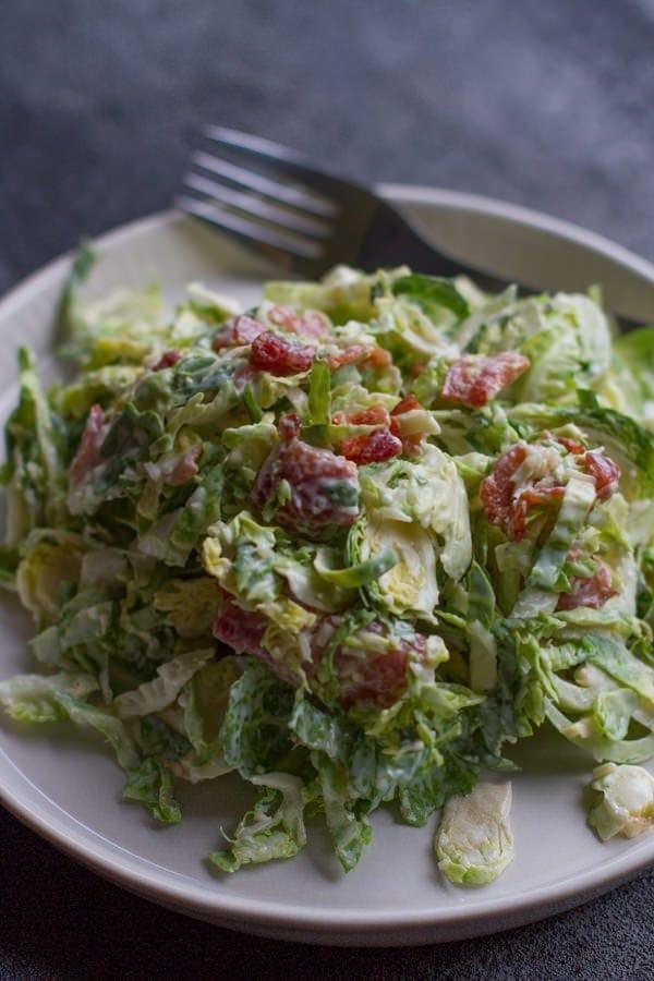 Brussels Sprouts Caesar Salad 1