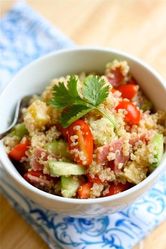 Cold Quinoa Veggie Salad 1