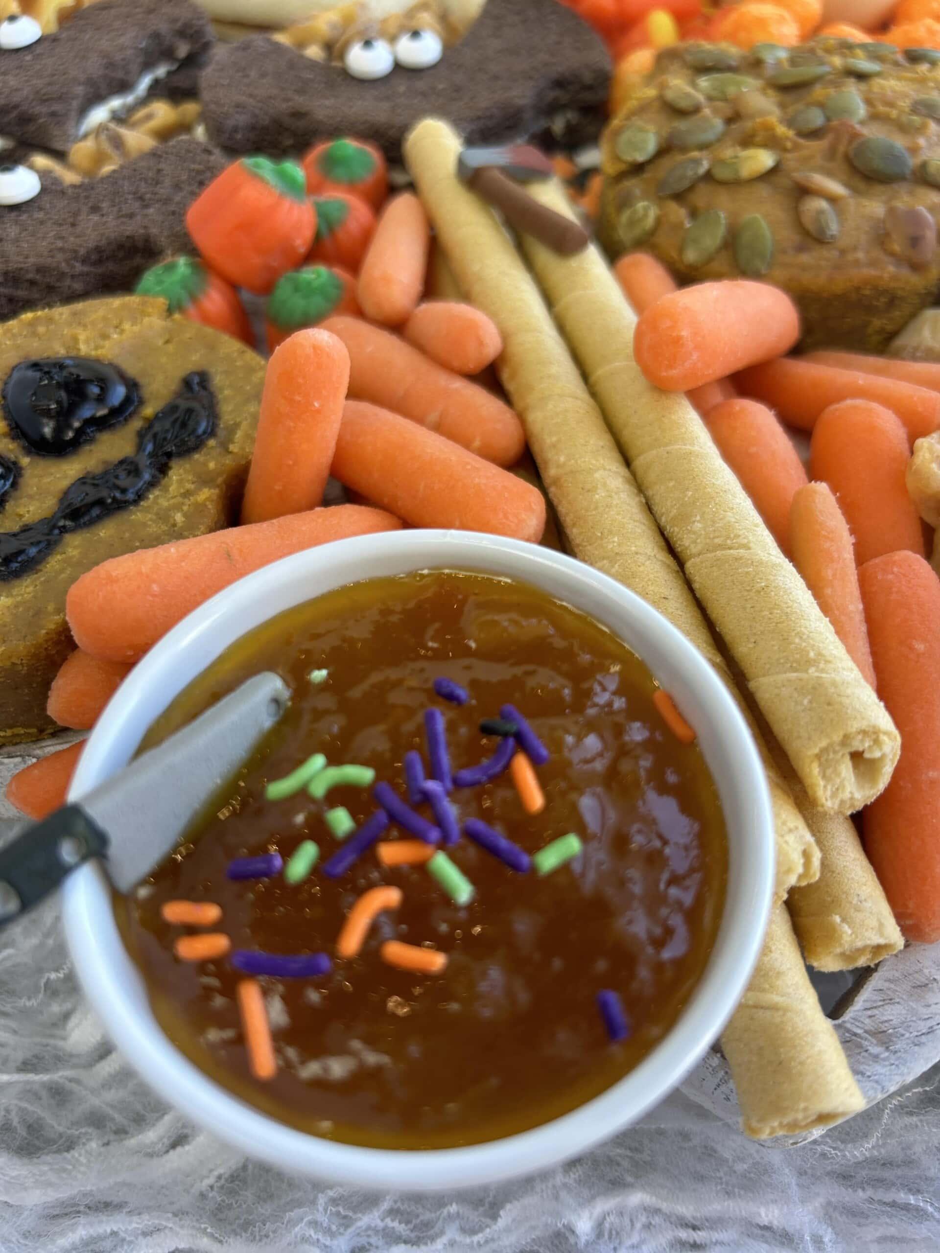 Halloween Snack Board Ideas closeup