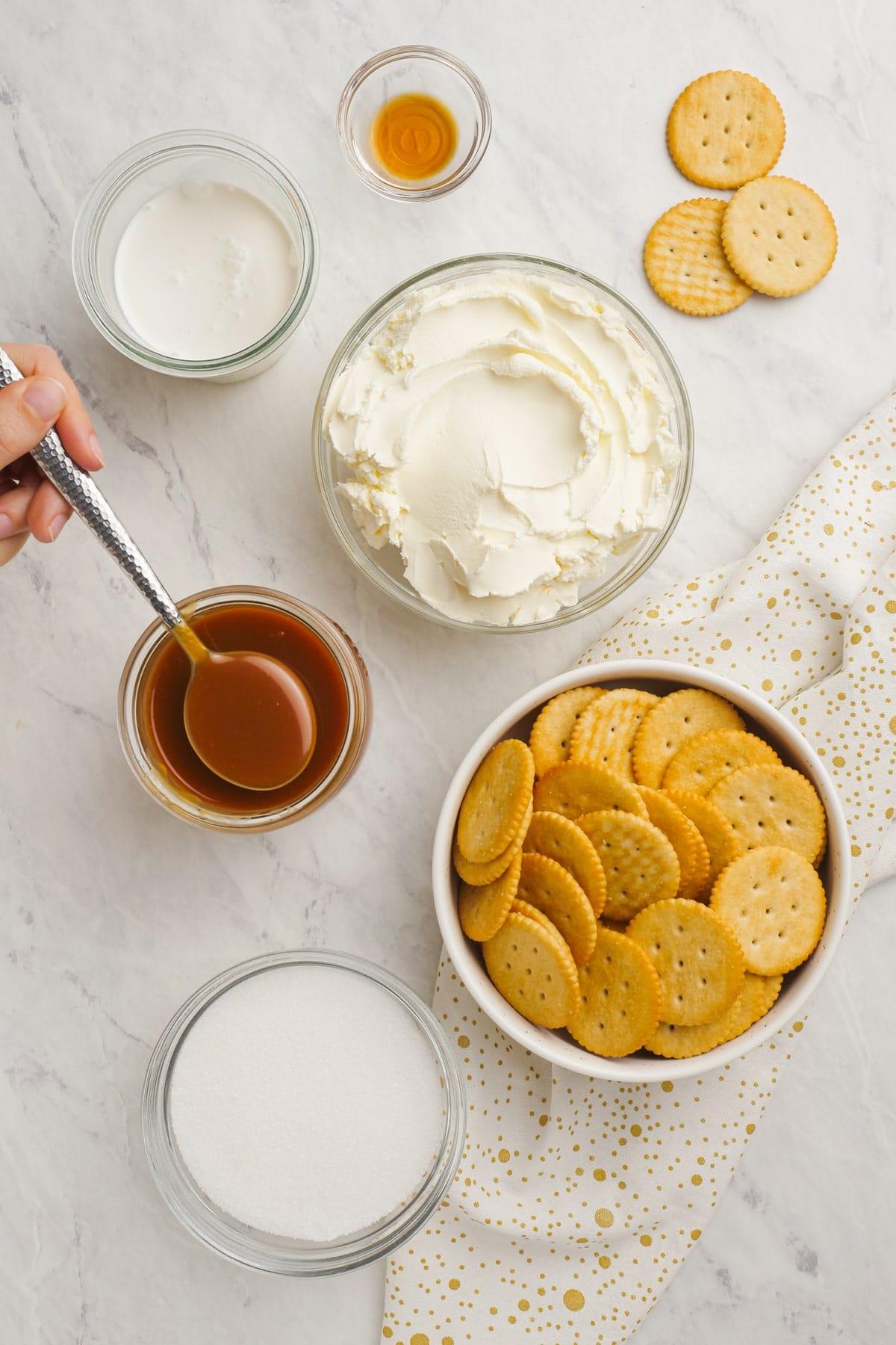 salted caramel ritz cracker icebox ingredients