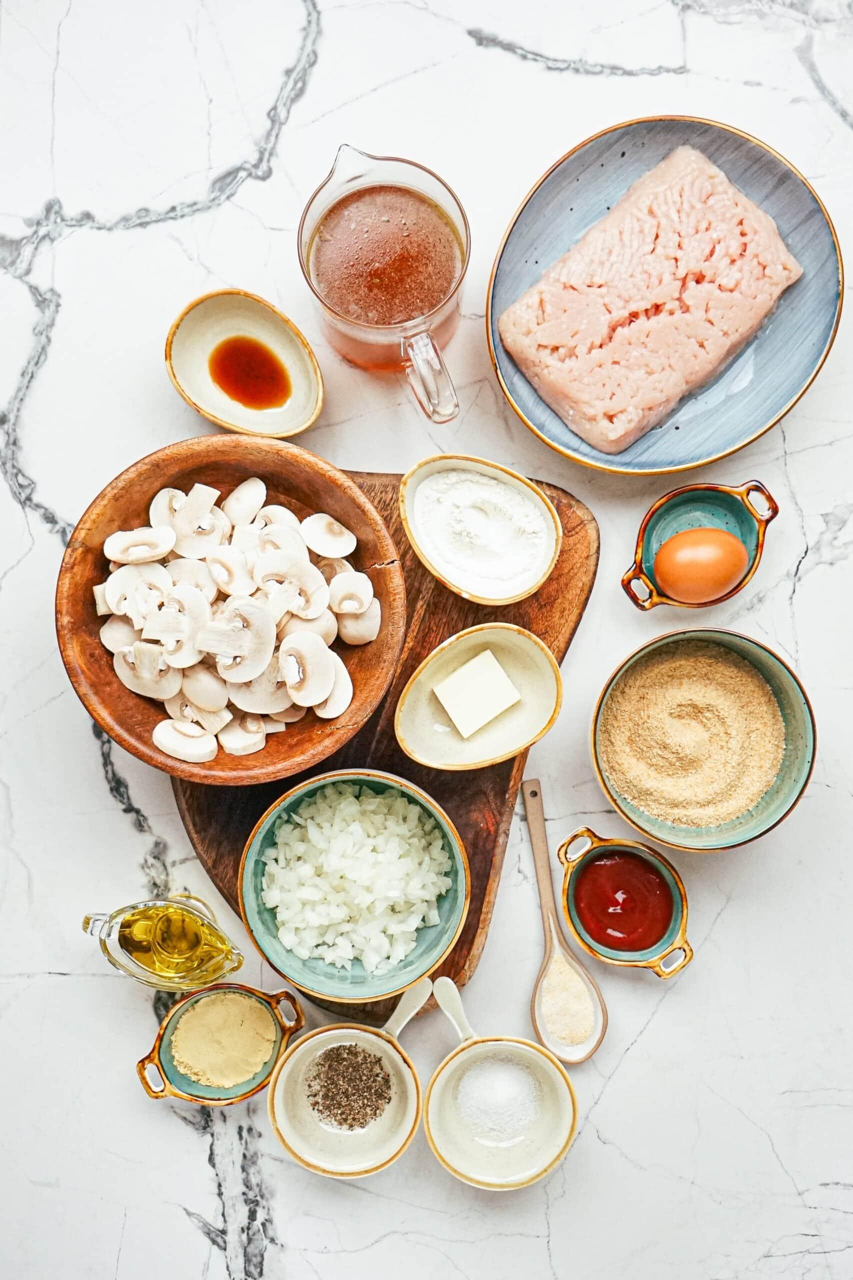 turkey salisbury steak ingredients