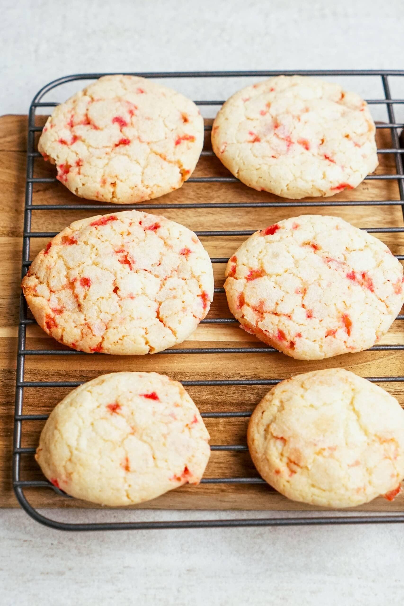 cookies on a cooling rack