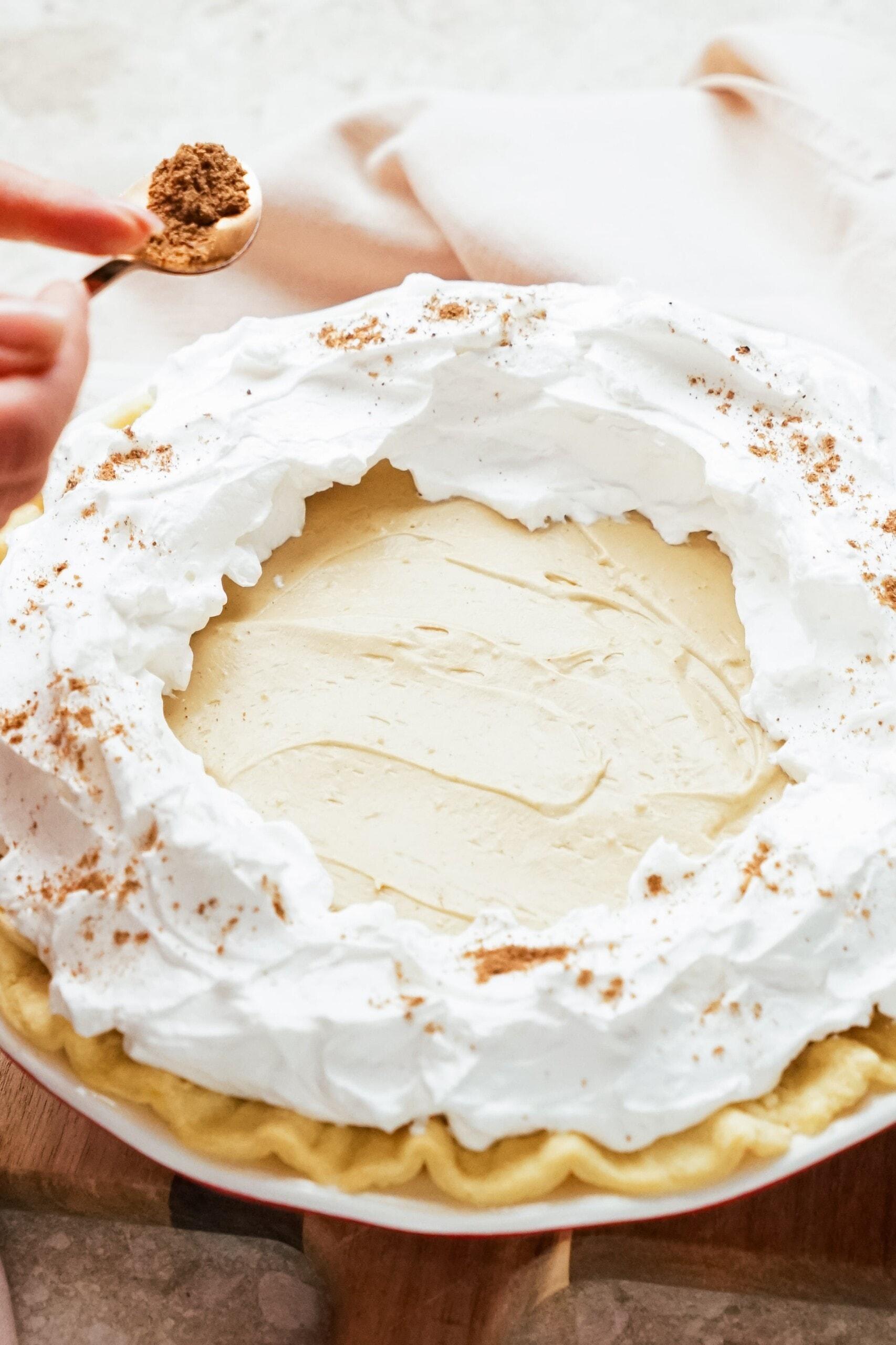 gingerbread cream pie 