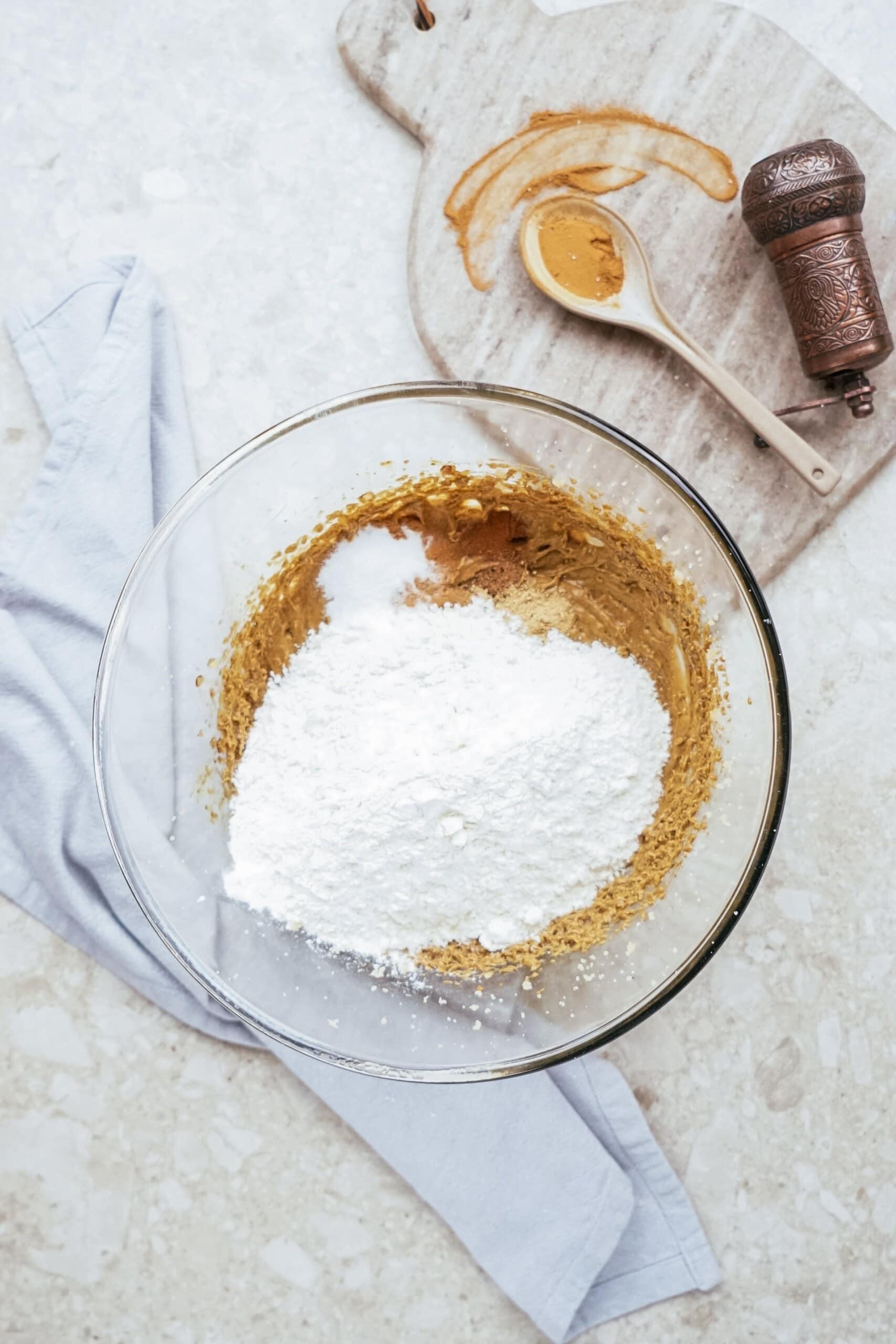 gingerbread bar dough