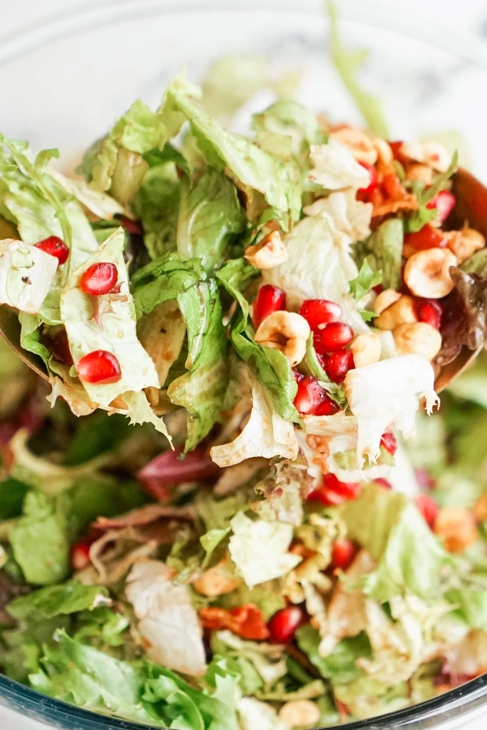 close up photo of holiday salad