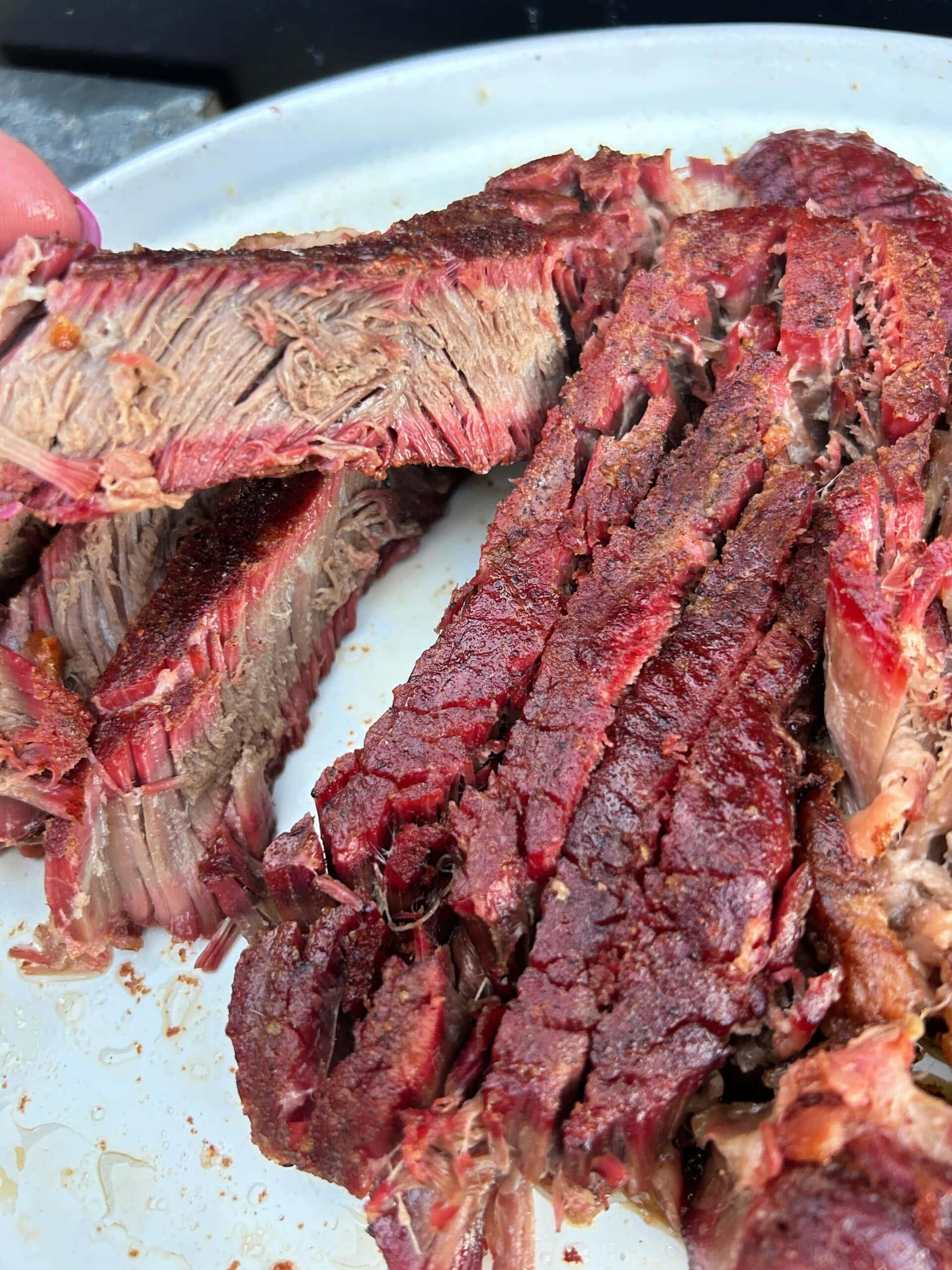 Smoked Arm Roast sliced 