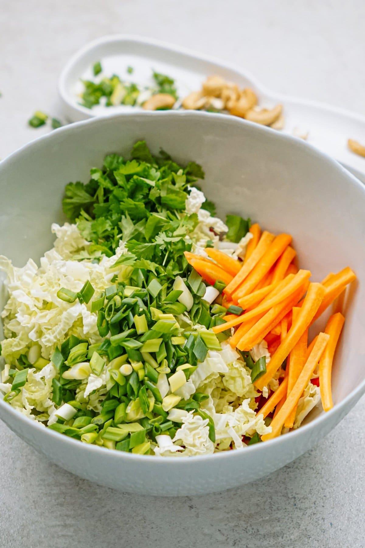 chopped veggies in a bowl