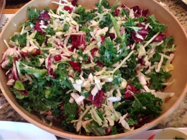 Christmas salad red and green Christmas salad