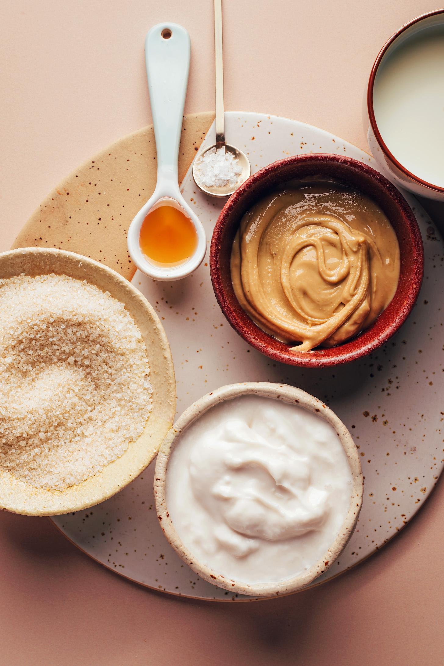 Cane sugar, coconut milk, cashew butter, almond milk, salt, and vanilla