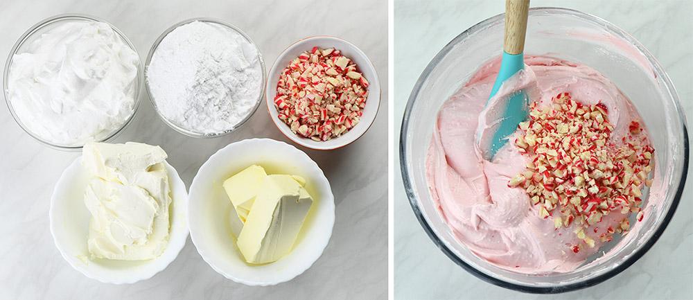 Peppermint layer ingredients.