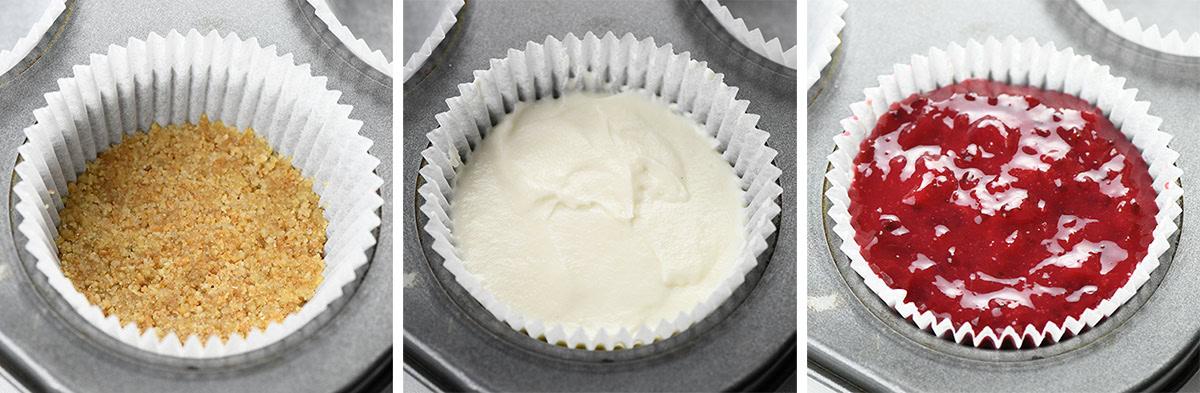 Cake assembling steps