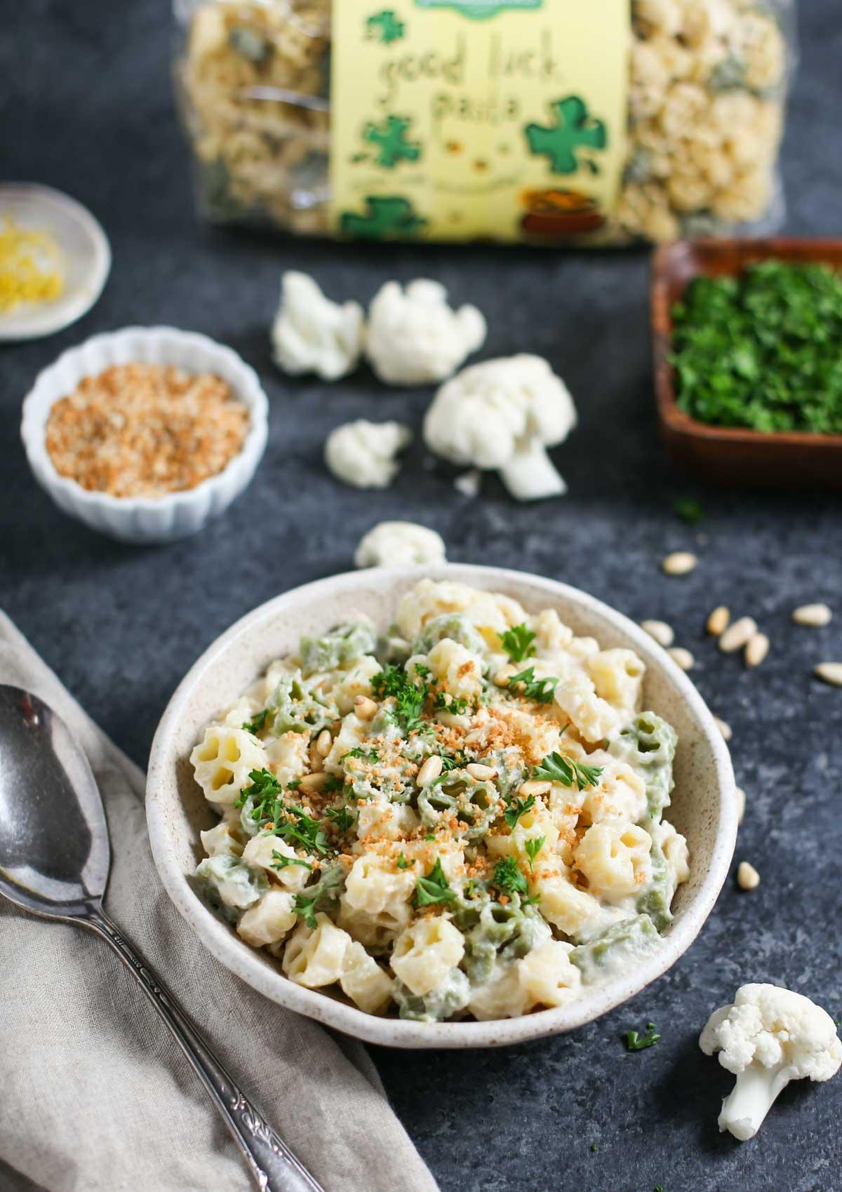 vegan cauliflower alfredo