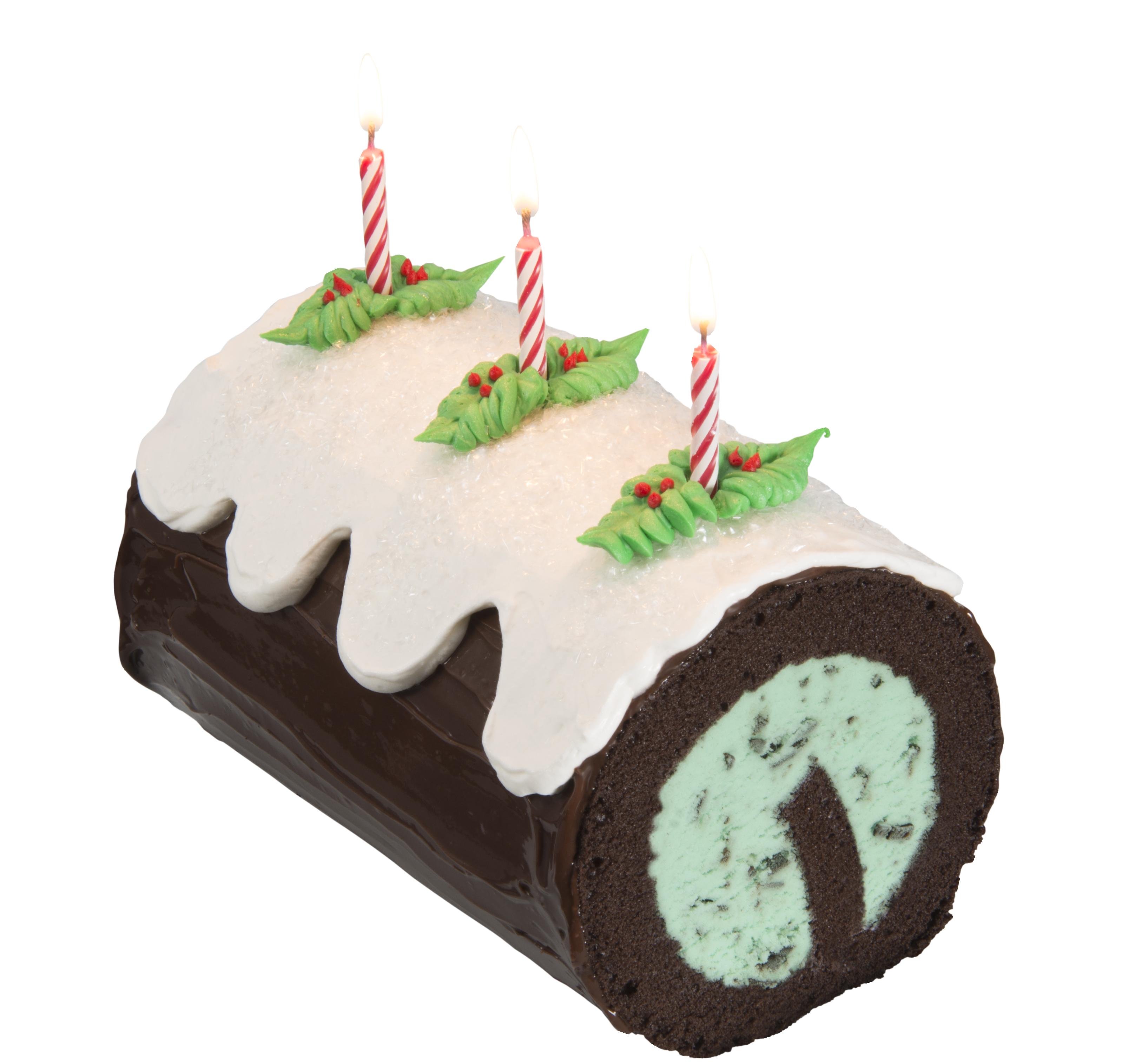 Fudge Yule Log