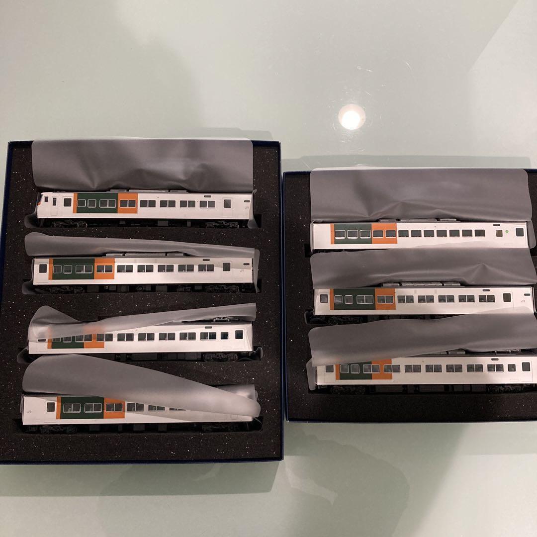 HOゲージ　天賞堂55050&55051 185系0番台新踊り子色　基本増結7輌