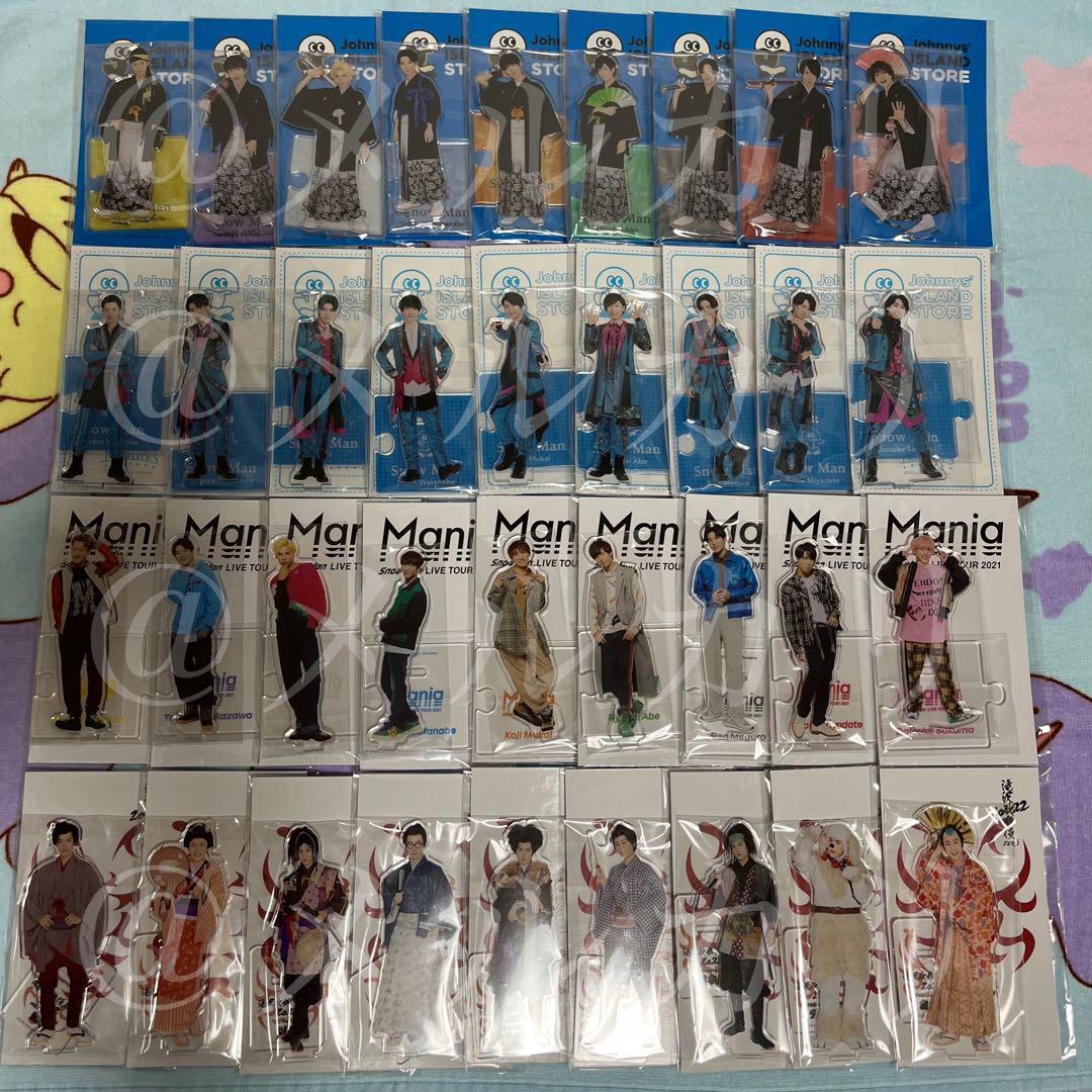 SnowMan アクスタ セット 第2弾 第3弾 Mania 滝沢歌舞伎