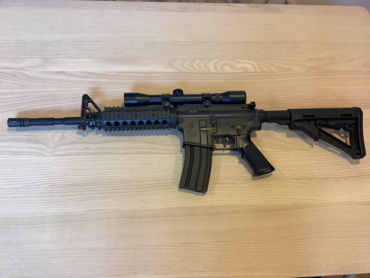 東京マルイ電動ガンスタンダードM4A1 カービンメタルハンドガードリポ化SBD