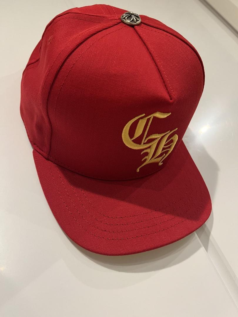 希少 極美品 オンライン限定 クロムハーツ キャップ 赤×黄色