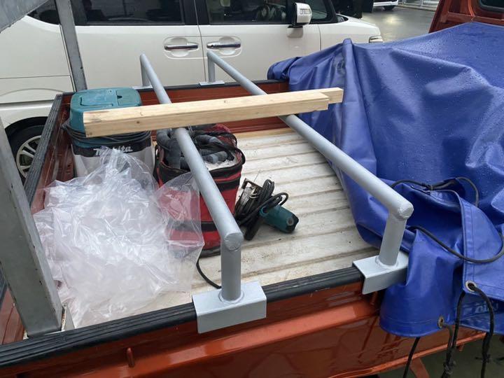 軽トラ等の荷台　コンパネ材料等を載せる台