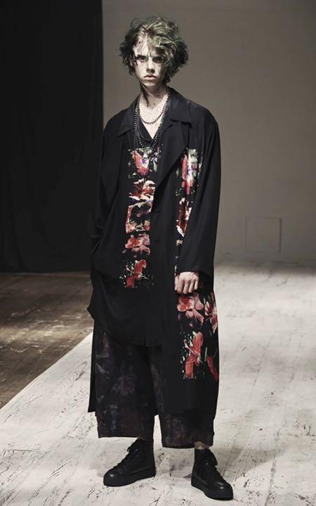 yohji yamamoto 22ss 花図鑑　シルク　Look20 セット