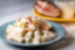 pasta-alla-pecorara-carbonara-alternative-ricotta-pecorino-cheese-guanciale-rome-roman-italian-rigatoni