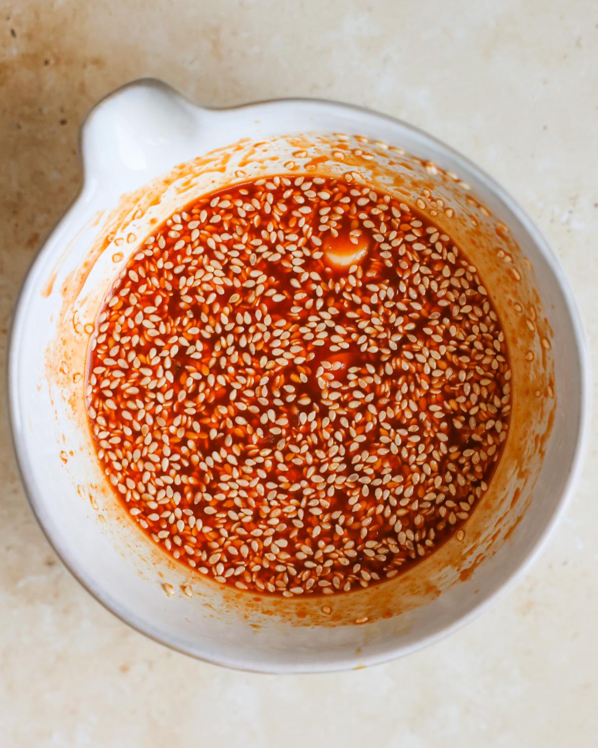 stirred gochujang marinade