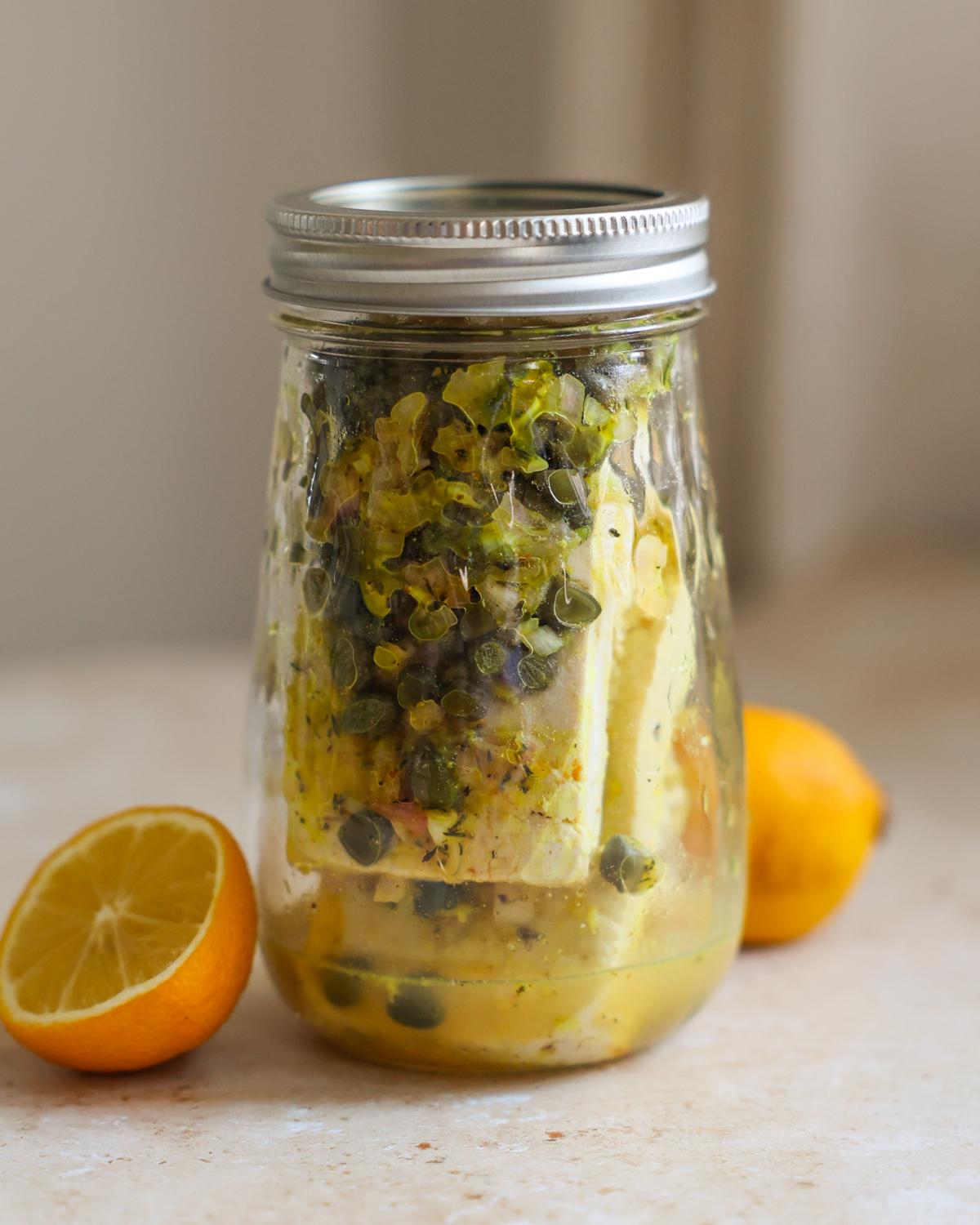 lemon caper marinade