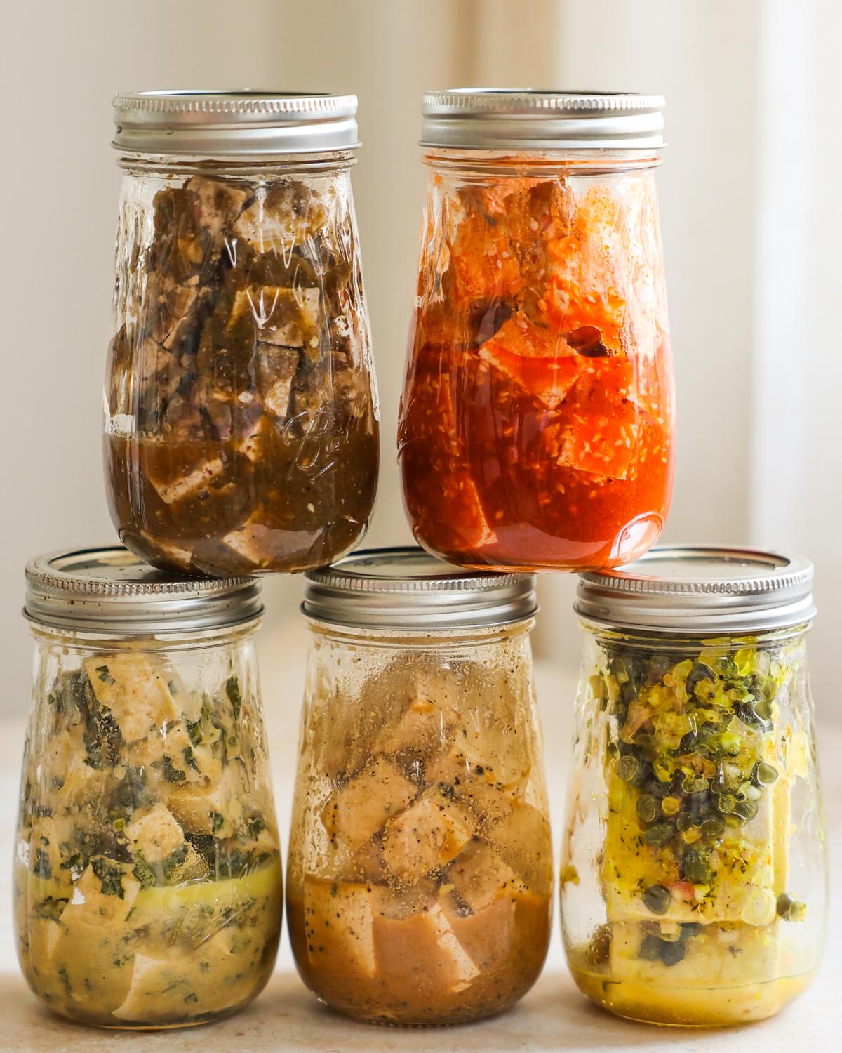 tofu marinade stack