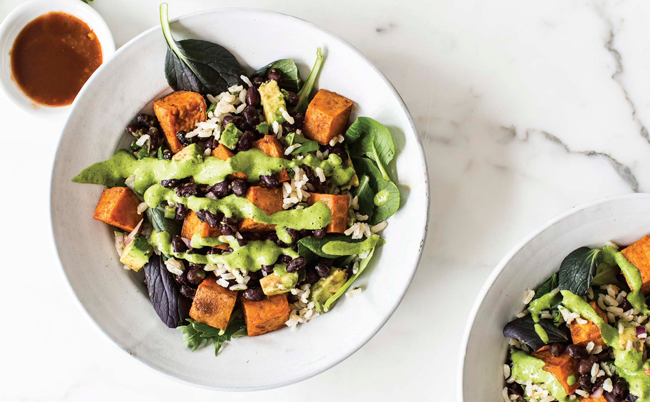 VegNews.ChimichurriSweetPotatoBowls.Feature