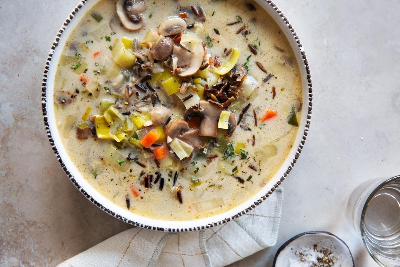 VegNews.WildRiceandMushroomSoup