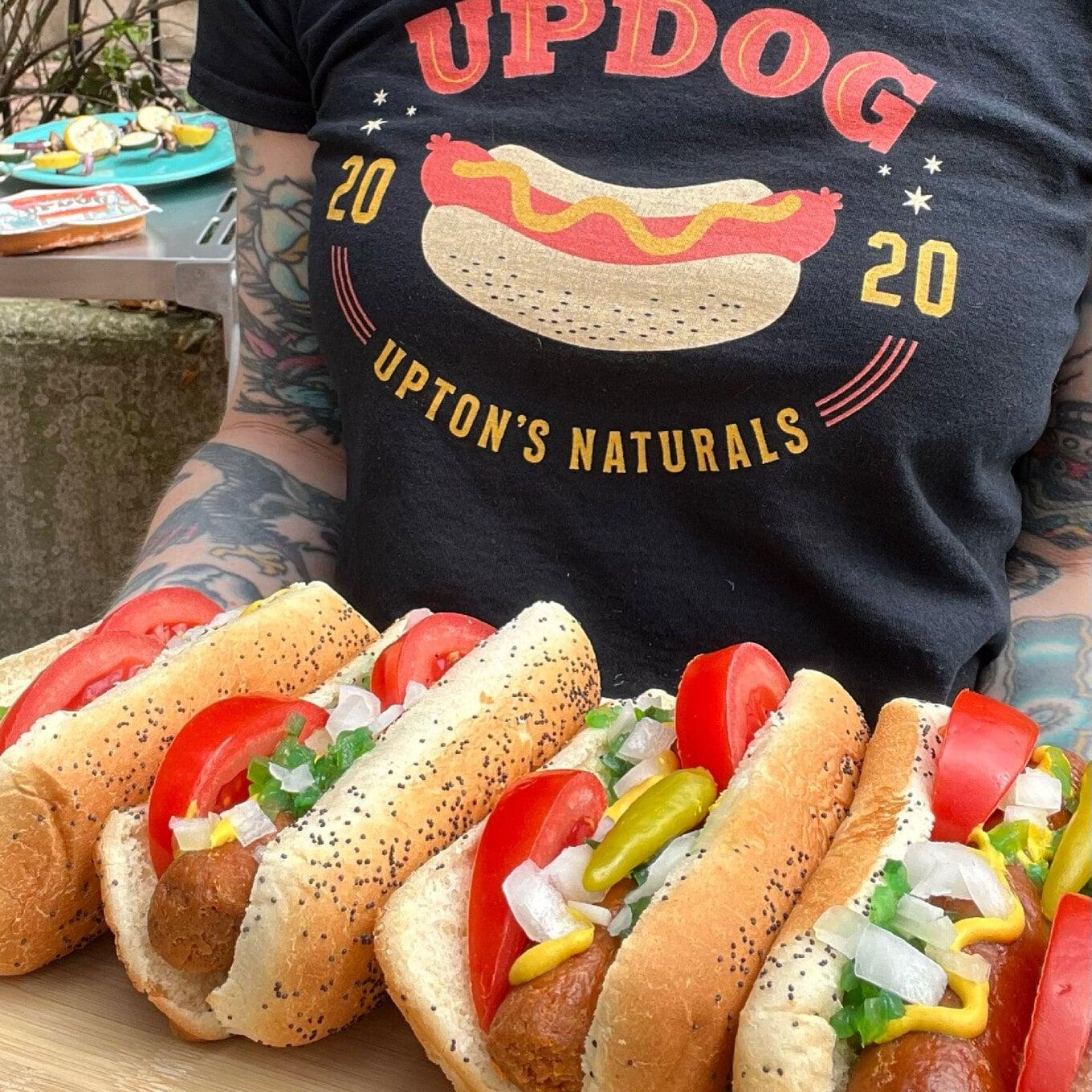 VegNews.UpdogVeganHotdogs.UptonsNaturals