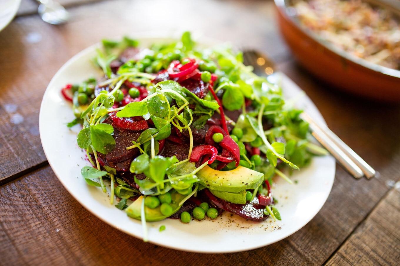 VegNews.PeaBeetSalad.JonathanFarberUnsplash