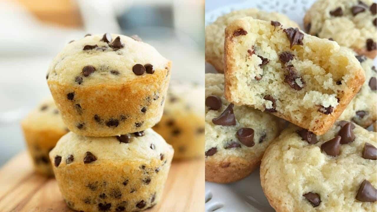 Vanilla Choc Chip Muffins 2 Vanilla Choc Chip Muffins