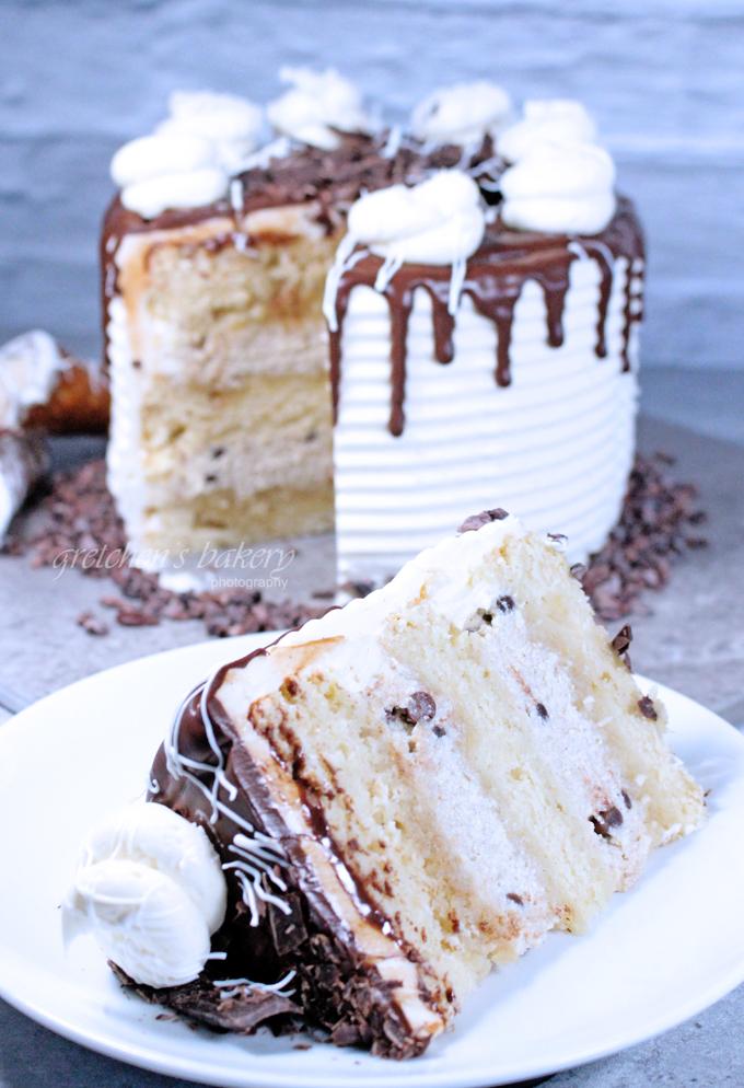 Vegan Cannoli Cake